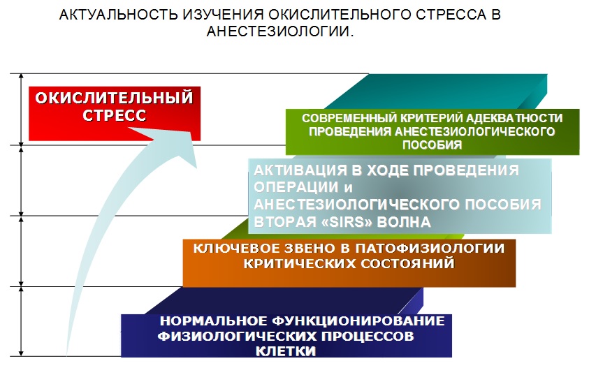 Актуальность изучения окислительного стресса в анестезиологии